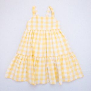 Gymboree Yellow Gingham Sundress (3T)
